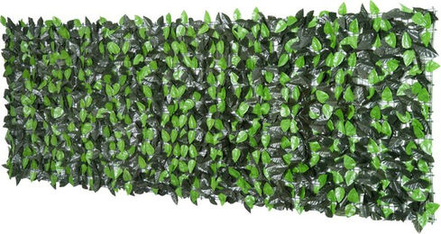 Outsunny Künstliche Hecke grün aus Kunststoff, wandmontiert, Höhe: 100 cm, Breite: 300 cm - Bild 1