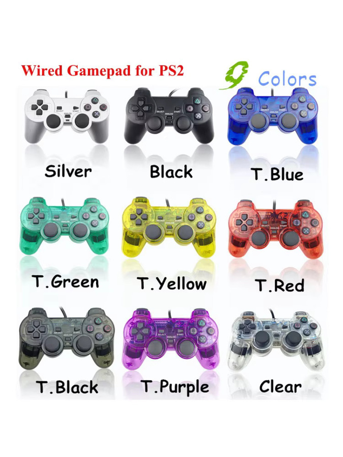 Sony Wired Gamepad für PS2 Konsole in Multicolor Retro-Design - Bild 3