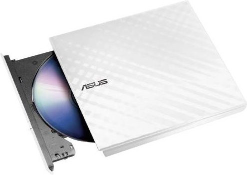 Asus SDRW-08D2S-U Lite externer DVD-Brenner USB 2.0 Weiß - Bild 1