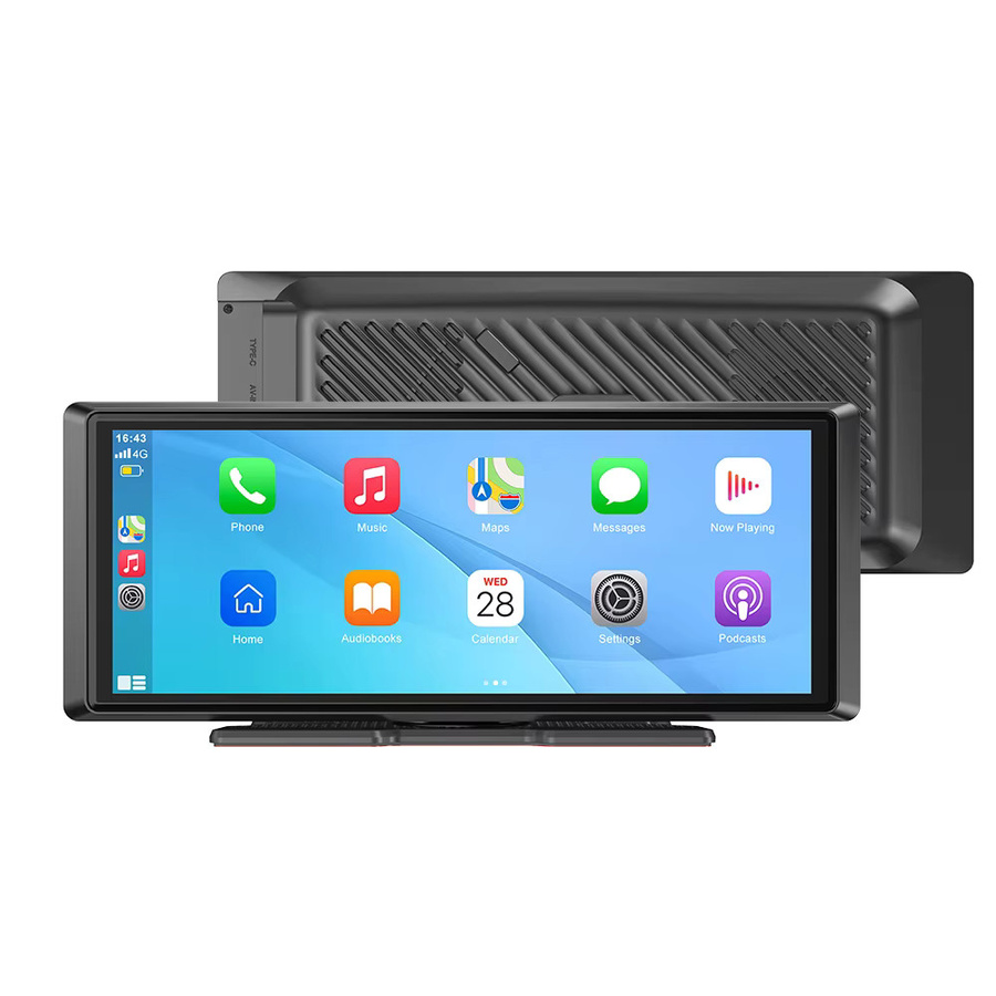 ESSGOO Universelles tragbares Auto-Stereo-Radio mit 8 Zoll HD IPS Touchscreen, GPS-Navigation, drahtlosem iOS CarPlay, Android Auto, WIFI Mirror Link und Bluetooth in Schwarz - Bild 7