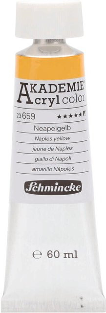 Schmincke Akademie Acrylcolor Neapelgelb 60 ml - Bild 1