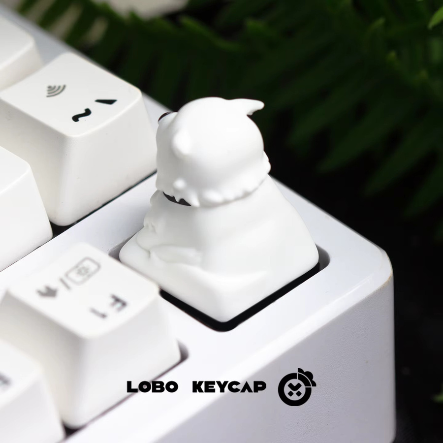 LOBO KEYCAP Custom Resin Esc Tastenkappe Spy X Family Bond Dog in Weiß für mechanische Tastaturen - Bild 5