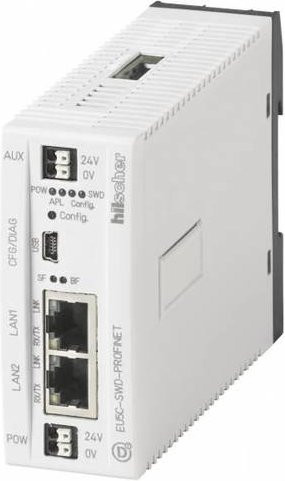 Eaton 170124 EU5C-SWD-PROFINET Gateway 24 V/DC mit Ethernet/LAN und Micro-USB in Weiß - Bild 1