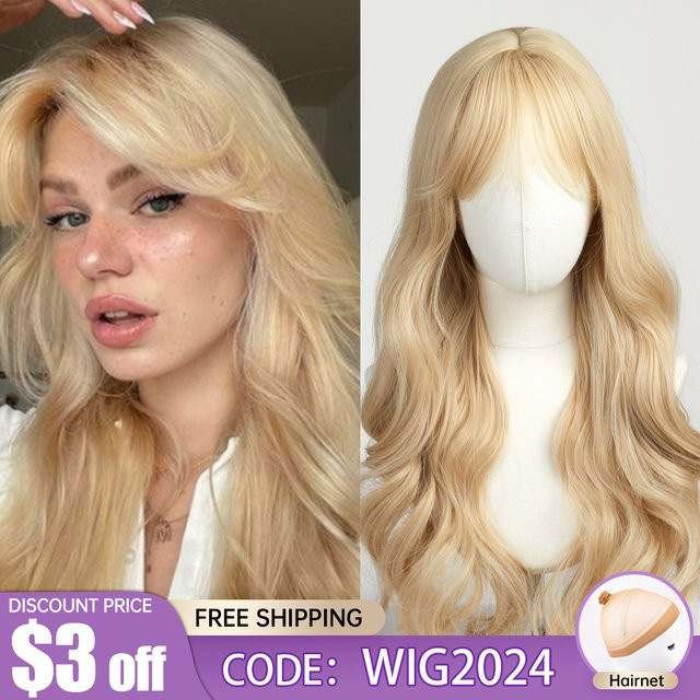 EASIHAIR Perücke, Sandy Blonde, gewellt, synthetisch, Damen - Bild 1
