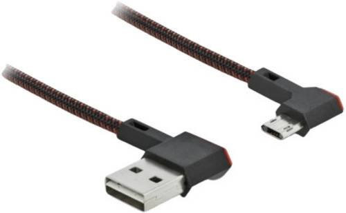 Delock USB 2.0 Kabel USB-A auf Micro-USB Schwarz 0,50 m - Bild 1