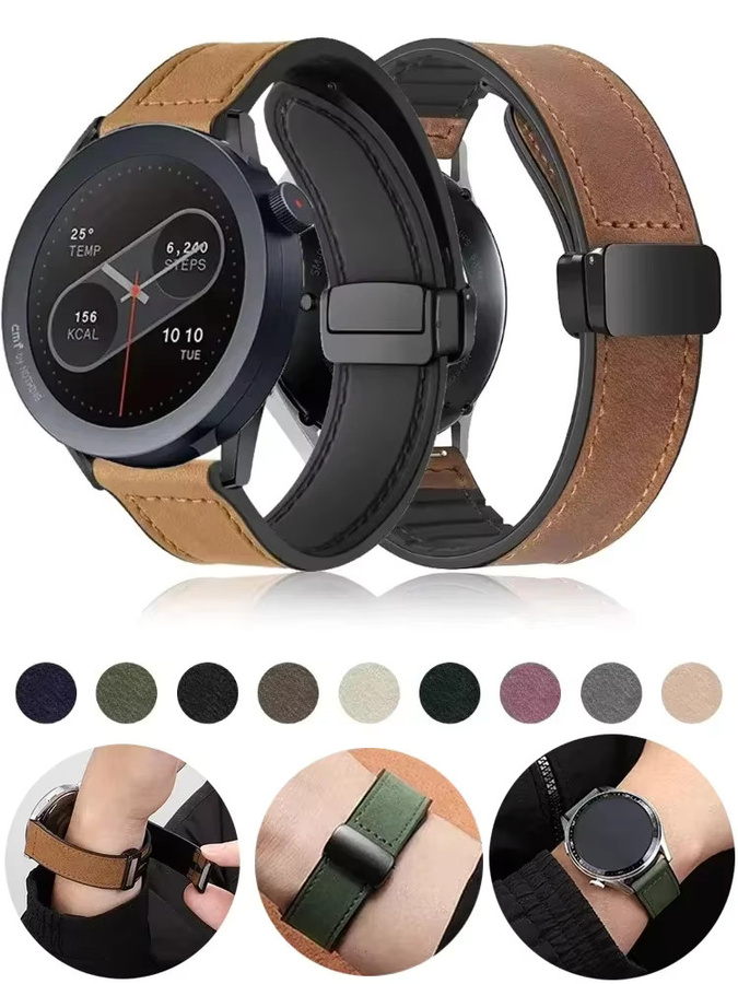 CMF Uhrenarmband Leder-Silikon, Unisex - Bild 6