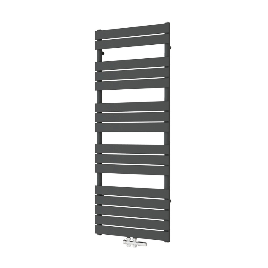 Duschparadies Paneelheizkörper Handtuchtrockner für das Badezimmer, Farbe: Anthrazit, B/H: 60 x 160 cm, 1069W - Bild 2