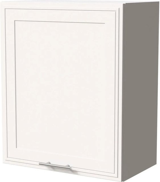 Feldmann-Wohnen Hängeschrank Salo in Weiß Matt mit Kassettenoptik und Soft-Close-Türen, B/T/H: 60 x 32,5 x 72 cm - Bild 1