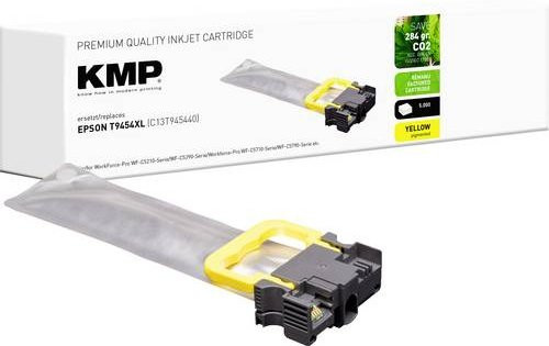 KMP Druckerpatrone Gelb kompatibel mit Epson T9454 E258X 1645 4009 - Bild 1