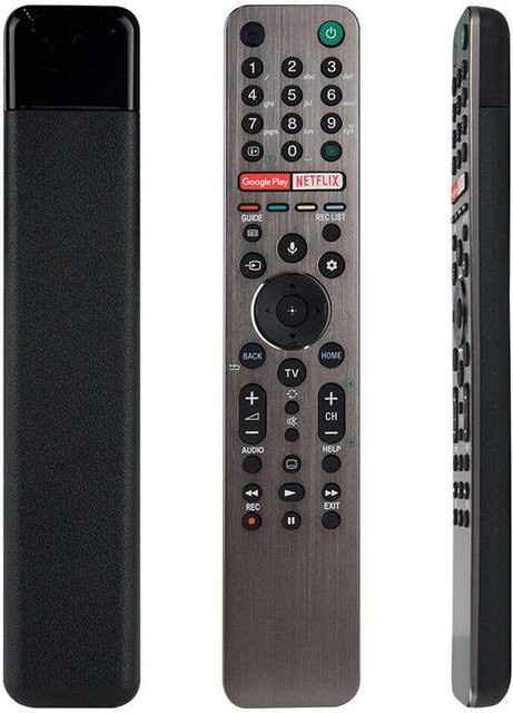 Sony RMF-TX611E Bluetooth Sprach-Fernbedienung mit Hintergrundbeleuchtung für Bravia TV in Grau - Bild 1