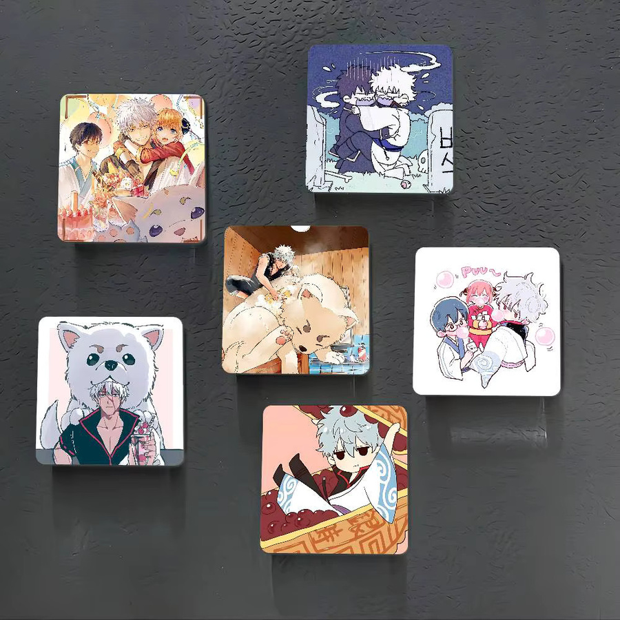 Anime G-Gin Tama magnetische Kühlschrankmagnete, dekorative Aufkleber in Multicolor - Bild 3