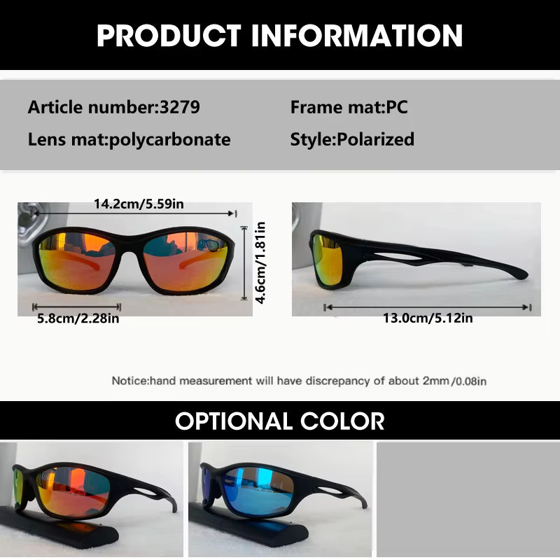 OCYCO Sonnenbrille, rund, Vollrand, Kunststoff, schwarz, Unisex, polarisiert - Bild 2