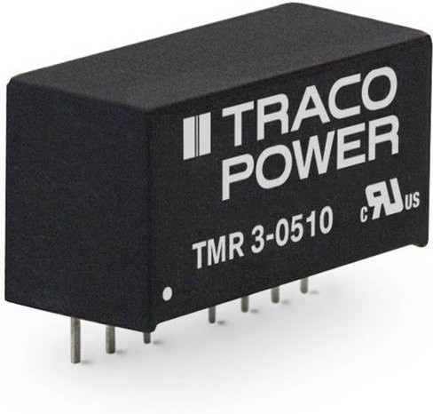 TracoPower TMR 3-4823 DC/DC-Wandler Print 48 V/DC zu 15 V/DC und -15 V/DC 100mA 3W Schwarz - Bild 1