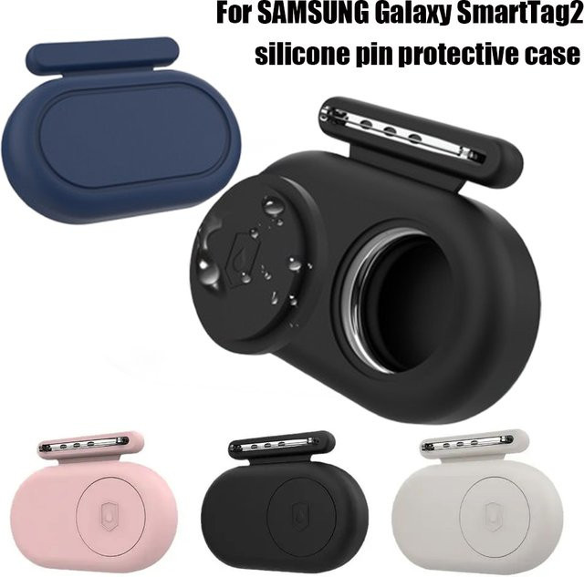 Wasserdichte Silikon-Hülle für Samsung Galaxy SmartTag 2 von FancyWrist als Anti-Verlust-Schutz und Halter für Hundehalsbänder - Bild 1
