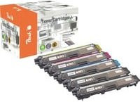 Peach B241 BK 5 Toner XL Multipack (2x Schwarz, Cyan, Magenta, Gelb) für Brother DCP-9020 CDW und HL-3140 CW, wiederaufbereitet - Bild 1