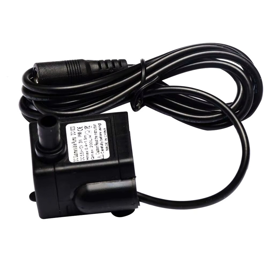 Solar-Mini-Tauchpumpe DC12V 3W 1020 Schwarz für Aquarien, Fischbecken, Brunnen und Teiche mit 200L/H Förderleistung - Bild 2
