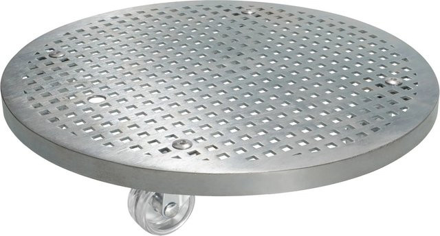 Wagner Design Pflanzenroller GH 0951 aus Stahl in Silber, Durchmesser: 30 cm, Höhe: 5,5 cm - Bild 1