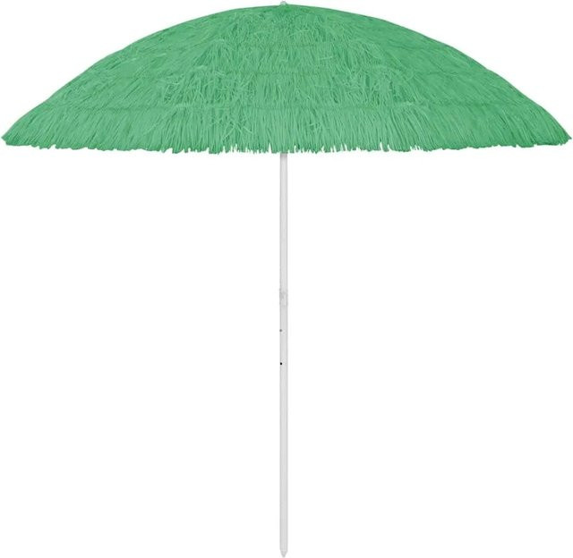 Furnicato Sonnenschirm Hawaii in Grün mit Polyester-Bespannung und zentralem Mast, Durchmesser: 300 cm - Bild 1