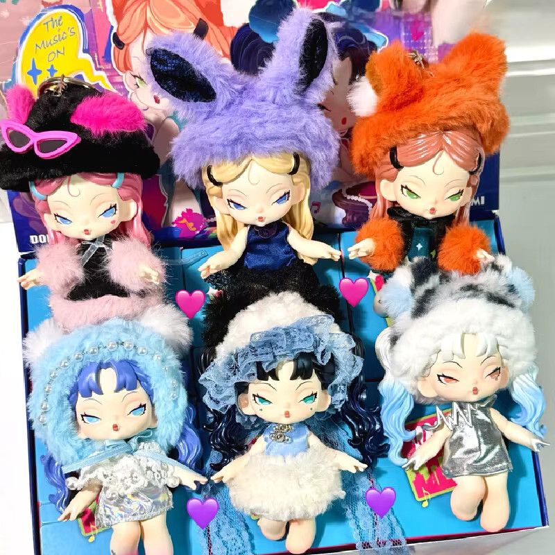 DODO NAMI Midnight Disco Serie Vinyl Blind Box Nette Nami Puppe als Desktop Ornament und Schlüsselanhänger in Multicolor - Bild 2
