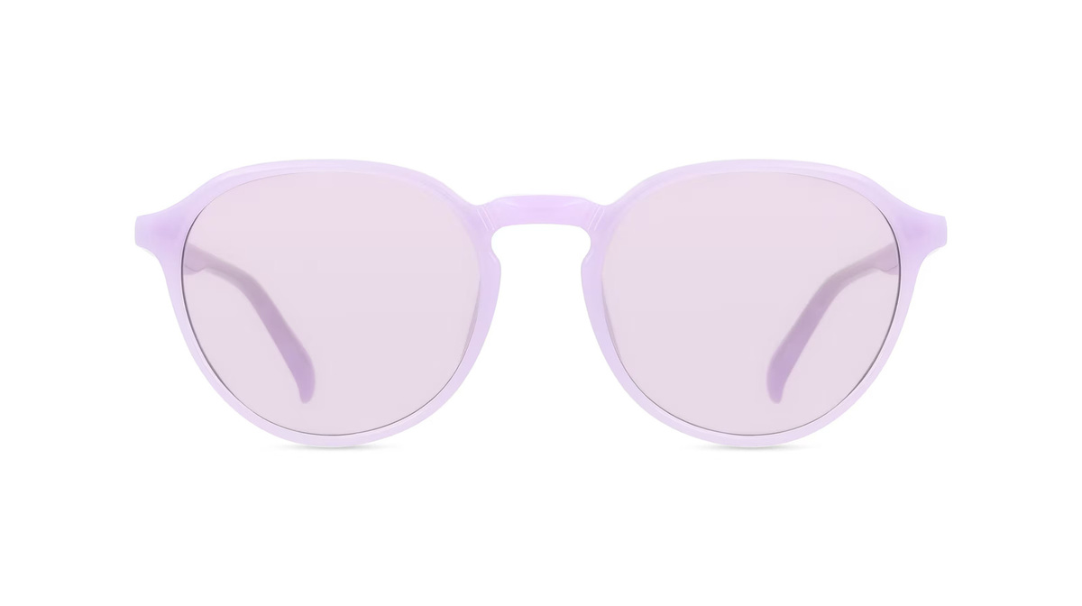 Fielmann BD 536 SUN CL Sonnenbrille, Vollrand, Panto, Kunststoff, Unisex, Lila - Bild 1