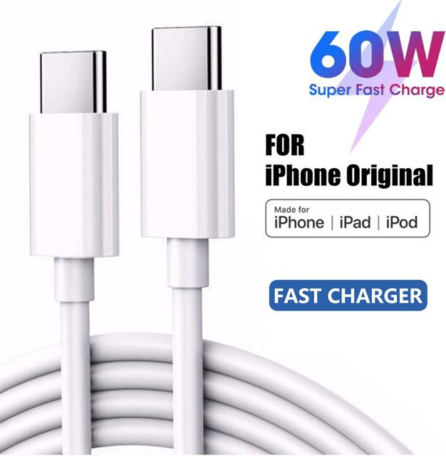 AILEHKUO USB C auf USB Typ C Kabel mit 60 W PD Schnellladefunktion für iPhone 15 Serie, Samsung Galaxy S23 und Xiaomi - Bild 1