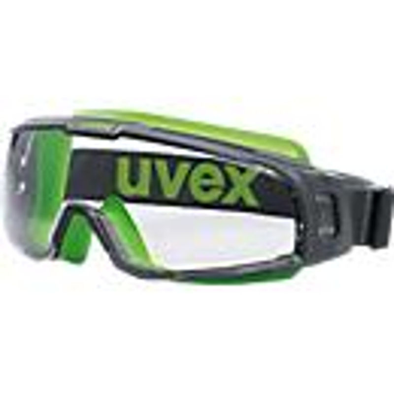 Uvex u-sonic Schutzbrille Set, 5 Stück, Polycarbonat klar, Rahmen grau/lime, EN 166, EN 170, UV 400 - Bild 3