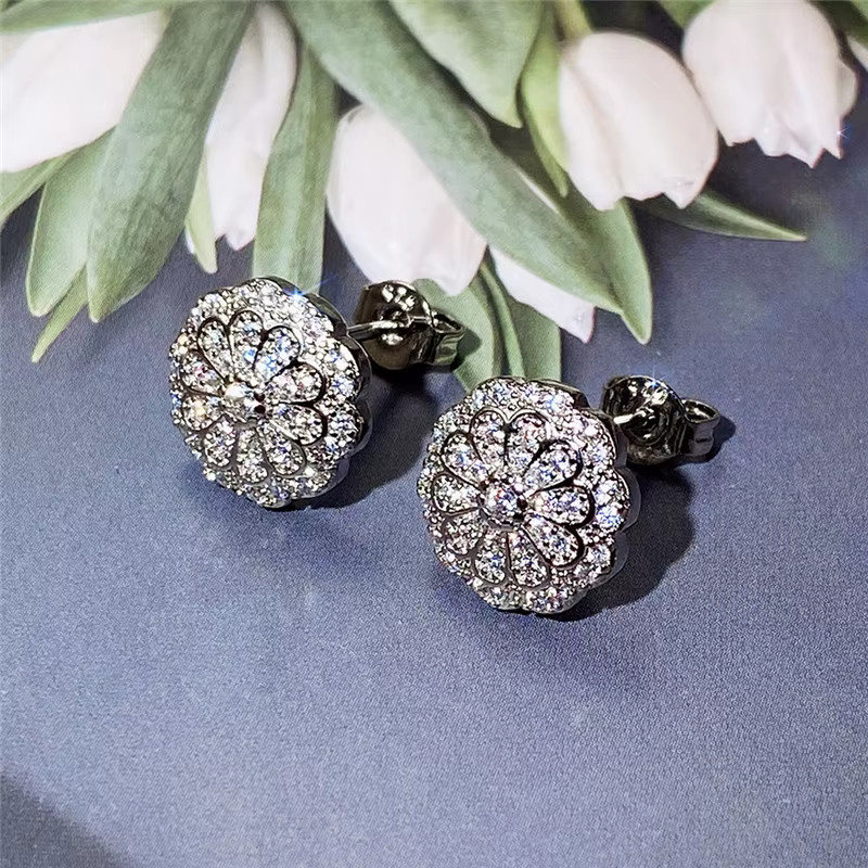 Huitan Ohrstecker, Kleine Blume, Damen - Bild 3