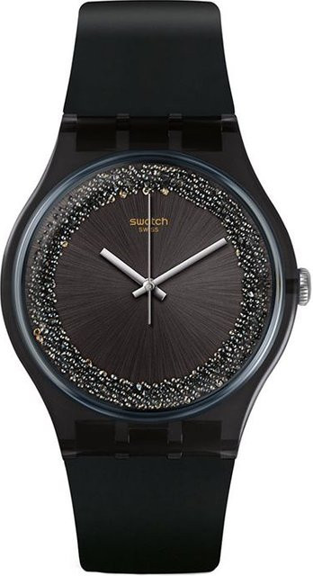 Swatch Armbanduhr, Quarzwerk, Kunststoffgehäuse, 47,4 mm, Silikonarmband, Herren - Bild 1