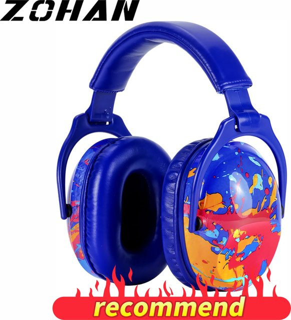 ZOHAN Kinder Gehörschutz Ohrenschützer in Blau mit NRR 25dB zur Lärmreduzierung - Bild 1