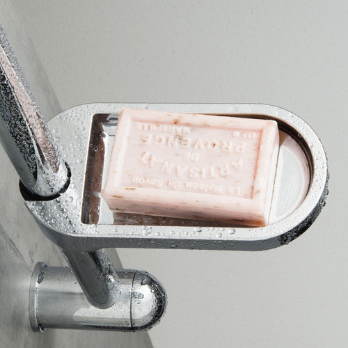 SCHÜTTE Duschbrauseset Fresh mit Handbrause und Wandstange, Chrom, Höhe: 7,6 cm - Bild 2