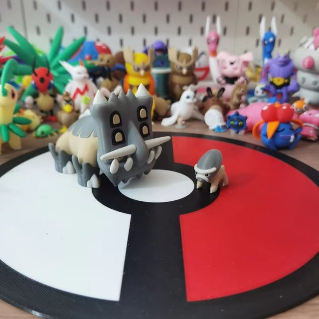 Bandai Pokémon Bastiodon Shieldon Figur, 1:20, Einzelfigur - Bild 1
