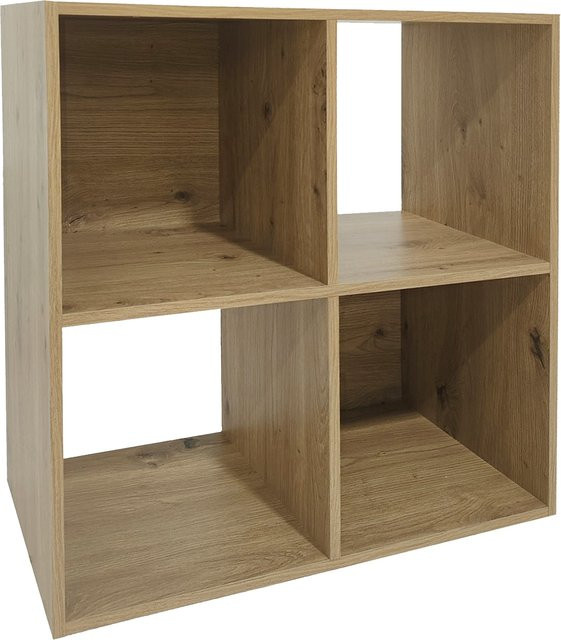 HTI-Living Regal Thekla Artisaneiche in Braun, B/T/H: 60 x 60 x 60 cm - Bild 1