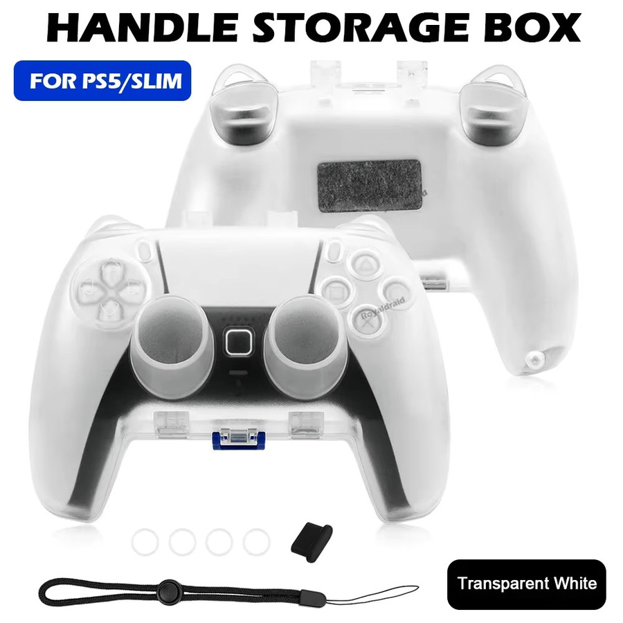 Hayoumon Transparente Kristall-Schutzhülle für PlayStation PS5-Controller mit Ladeanschluss - Bild 3