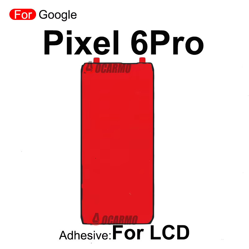 Aocarmo Kleber-Set für Google Pixel 6 Pro Front LCD Display Ersatz-Klebestreifen - Bild 2