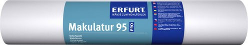Erfurt Makulatur 95 Pro Papiertapete, weiß, BxT: 53 x 7,4 cm - Bild 1