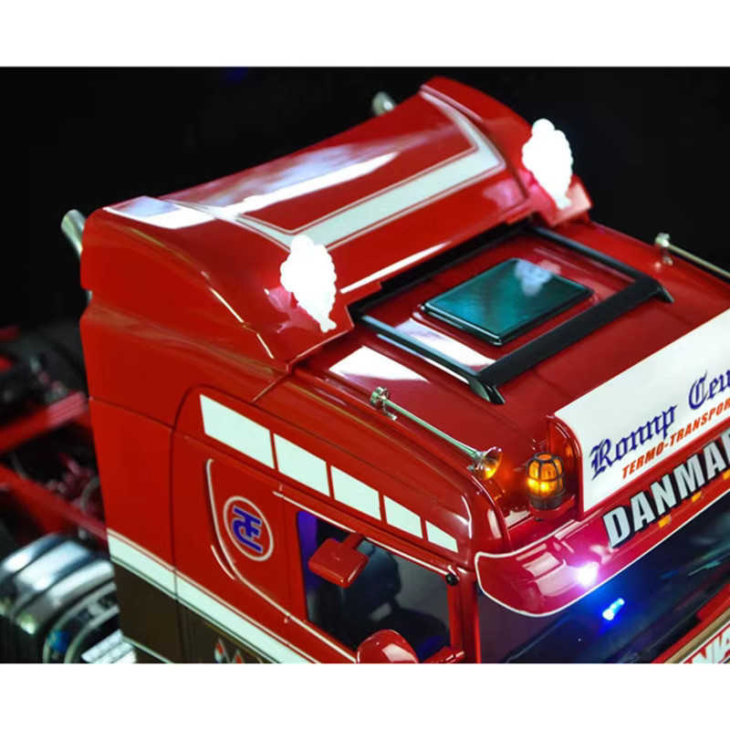 Tamiya LED-Leuchtpuppe, 1 Paar, Maßstab 1:14, gelb/weiß, Zubehör - Bild 3