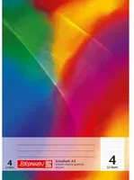Brunnen Schulheft DIN A5 liniert Lineatur 4 Multicolor FSC-zertifiziert - Bild 1