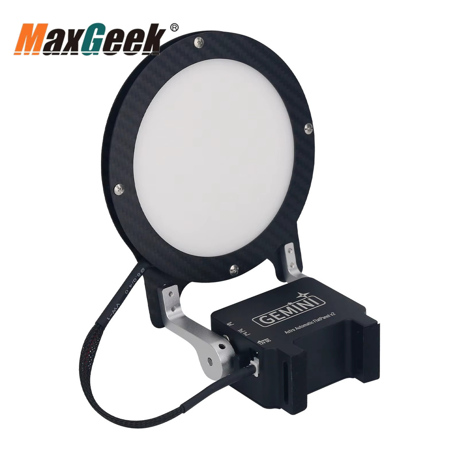 TeSeek Gemini Field Flat Panel Elektrisches Flachbildfeld für astronomische Fotografie mit ASCOM-Steuerung und Kohlefaser-Elektrolinsenabdeckung in Schwarz - Bild 2