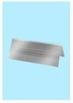 sigel Tischaufsteller in Dachform aus glasklarem Hartplastik für beidseitige Präsentation B: 24,0 cm, H: 9,0 cm, T: 0,9 cm - Bild 1