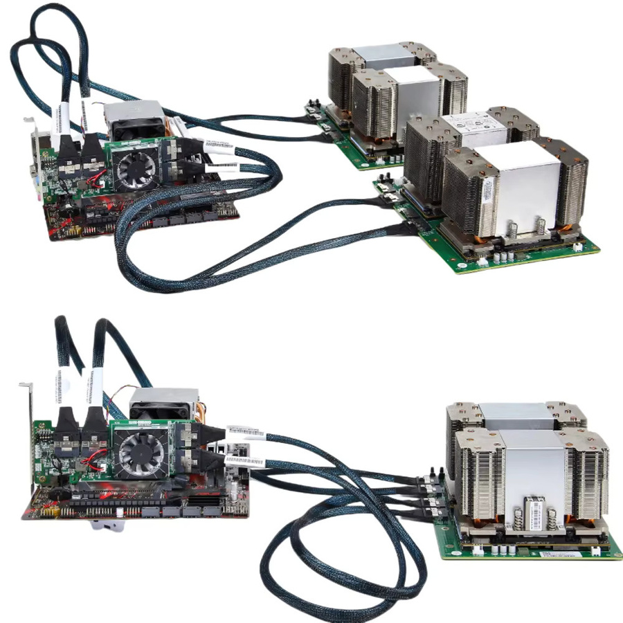 Nvidia SXM2 NVLink 300G 4-Port 4-Wege 4-GPU Pass-Through Erweiterungs-Backplane für NVIDIA V100 GPU-Adapterkarten in Schwarz - Bild 4