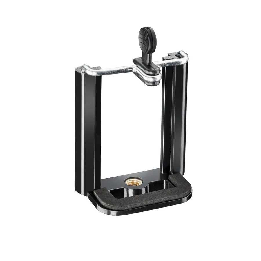 Mantona Smartphone Halter Quick&Easy 85 in Schwarz für Smartphones von 55-85 mm mit 1/4 Zoll Anschluss, B/T/H: 5,3 x 2,9 x 8,0 cm - Bild 2