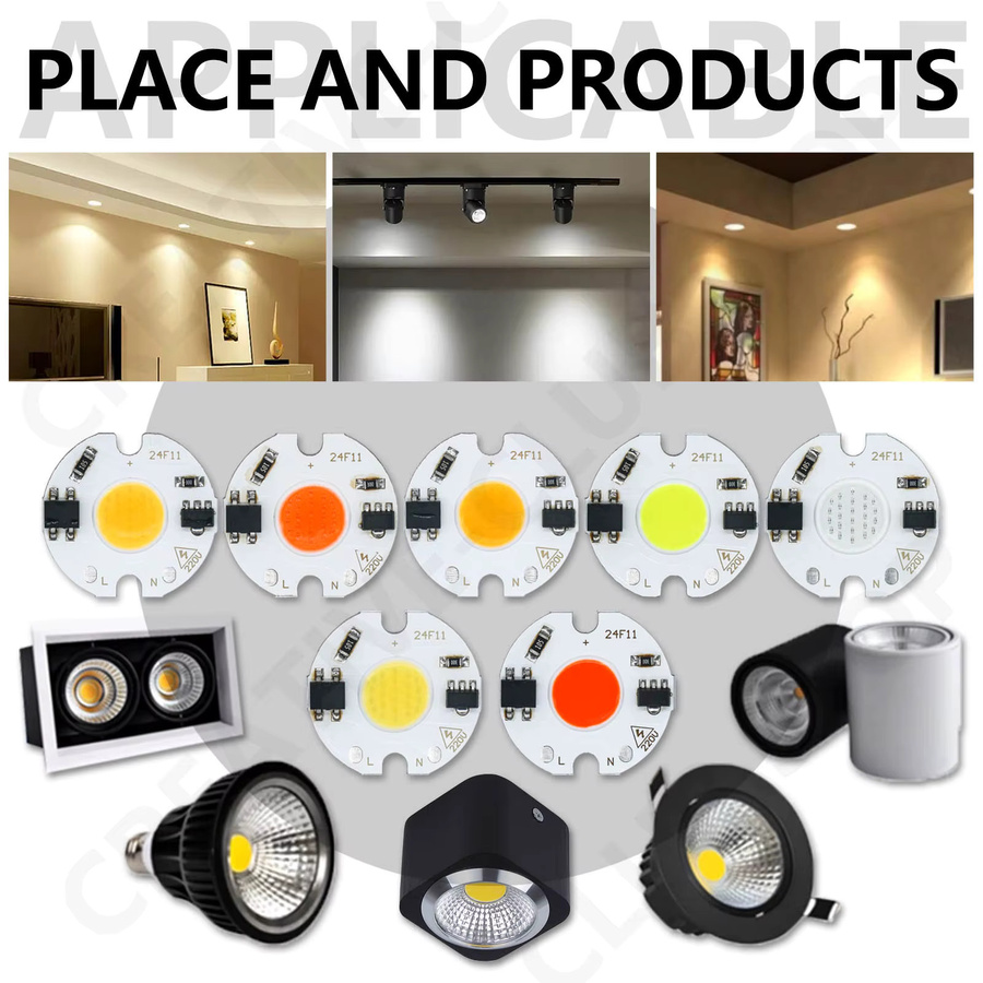 DT&ZM LED COB Chip Matrix mit Smart IC Treiber 220V in Weiß - Bild 4