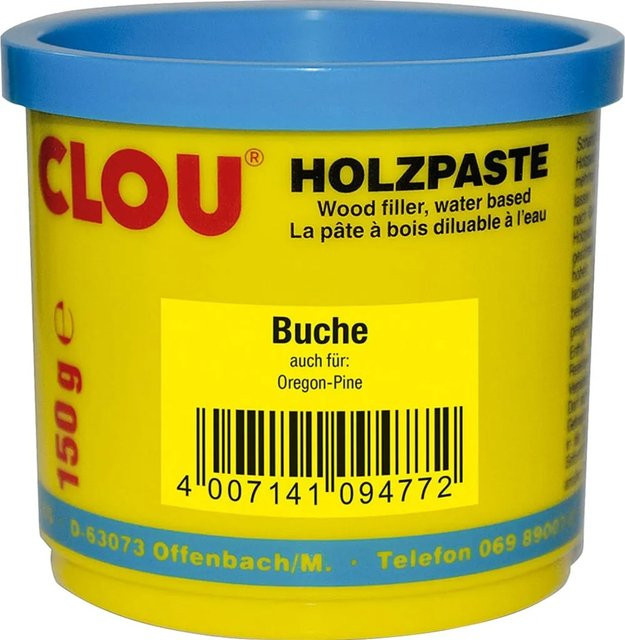 Clou Holzpaste Buche wasservererdünnbar 150 g - Bild 1