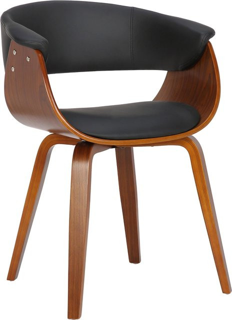 CLP Esszimmerstuhl Bruce mit Kunstlederbezug und Holzgestell in modernem Design - Bild 1