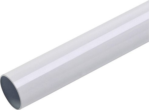 LIEDECO Stilrohr aus Metall in Weiss, Länge: 1600 mm, Durchmesser: 20 mm - Bild 1