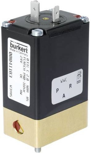 Bürkert Magnetventil 54859 0331 24V in Schwarz - Bild 1