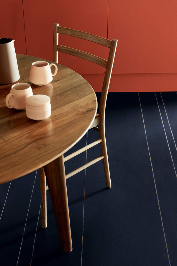 Little Greene Intelligent Satinwood Wandfarbe Drummond 16 in Rot und Blau, 1 l - Bild 1