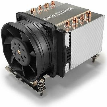 Dynatron A47 Prozessor-Luftkühler für AM4 und AM5 in Schwarz und Silber - Bild 1