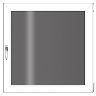 RORO Kunststoff-Fenster KOMFORT B70 in Weiss mit Klarglas, B/H: 90 x 90 cm - Bild 1