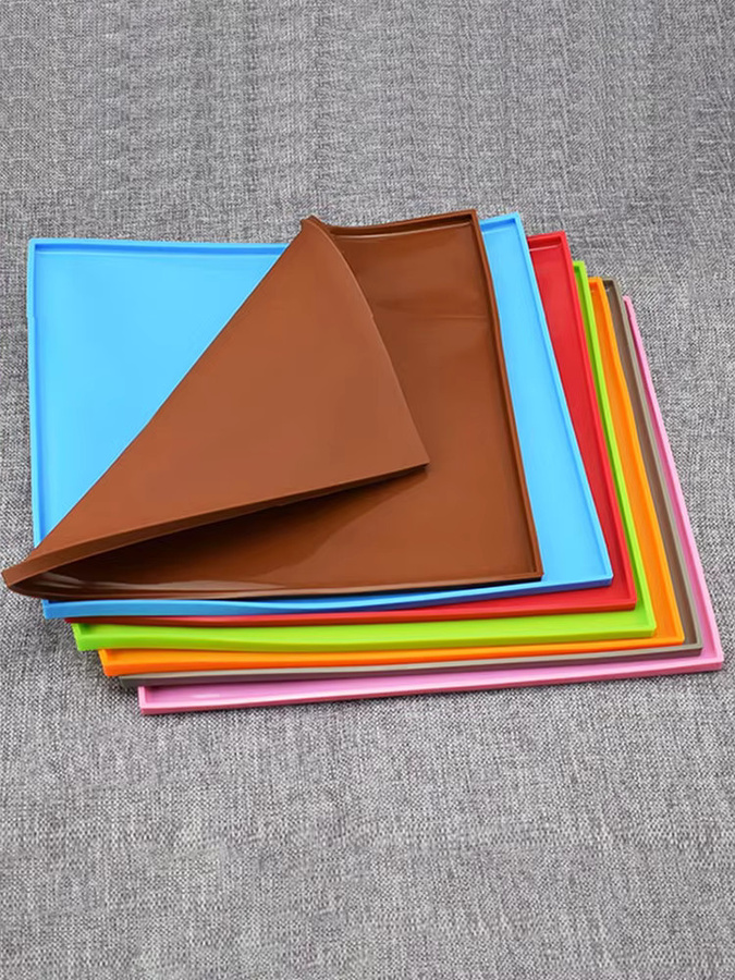 HUXUAN Silikon-Backmatte in Grün, rechteckige Antihaft-Backmatte für Kuchen und DIY-Backutensilien - Bild 6